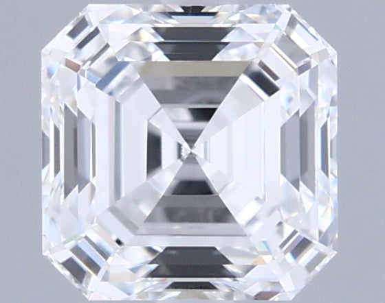 1.04 Carat Asscher Shaped, Ideal Cut, D Color, VVS1 Clarity, IGI Certified Lab Grown Diamond
