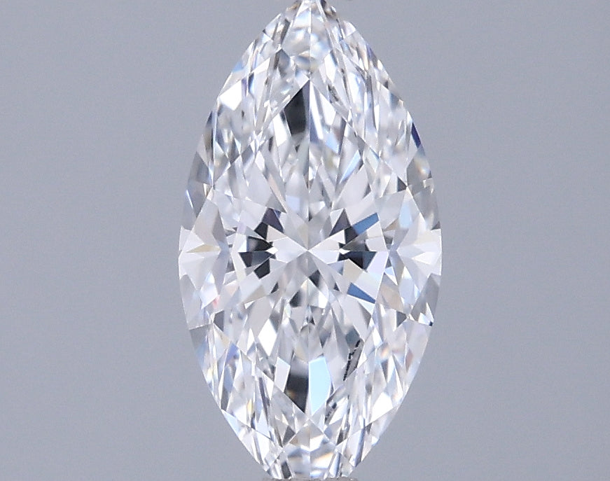 1.03 Carat Marquise Shaped, Excellent Cut, D Color, VVS1 Clarity, IGI Certified Lab Grown Diamond