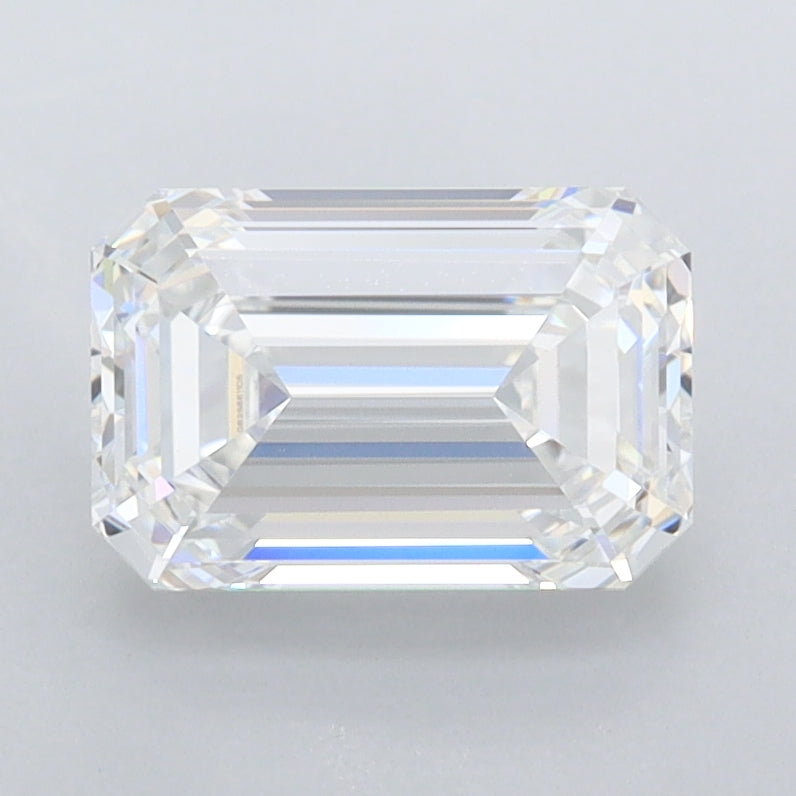 1.81 Carat Emerald Shaped, Ideal Cut, E Color, FL Clarity, IGI Certified Lab Grown Diamond