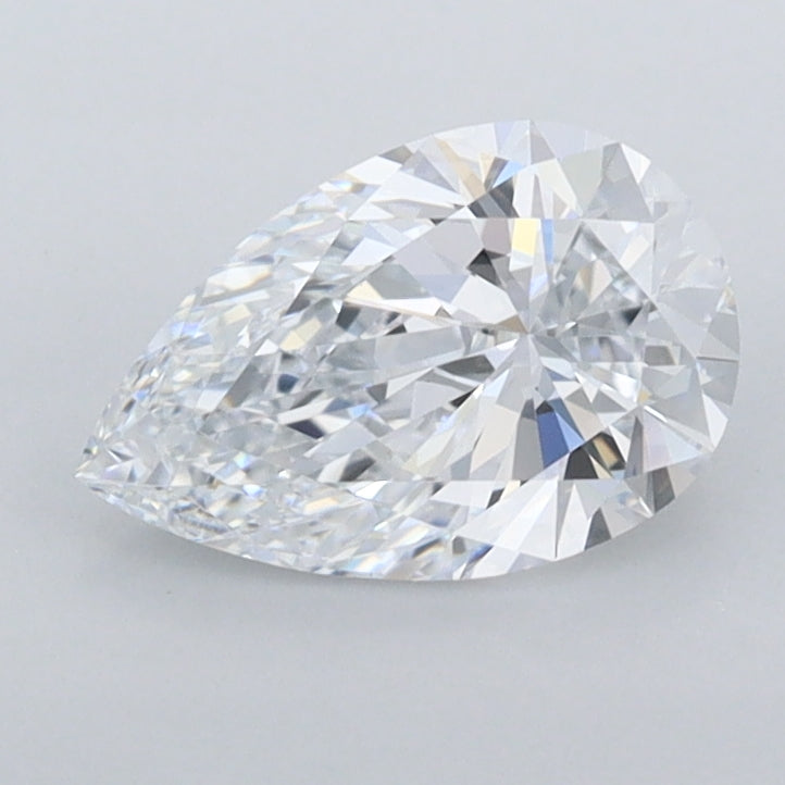 1.01 Carat Pear Shaped, Ideal Cut, D Color, FL Clarity, IGI Certified Lab Grown Diamond