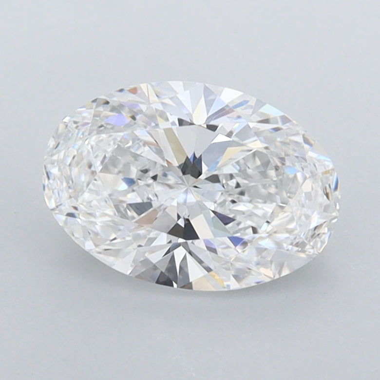 1.15 Carat Oval Shaped, Ideal Cut, D Color, VVS1 Clarity, IGI Certified Lab Grown Diamond