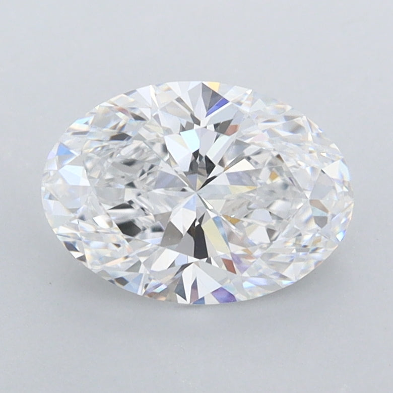 1.26 Carat Oval Shaped, Ideal Cut, D Color, VVS1 Clarity, IGI Certified Lab Grown Diamond