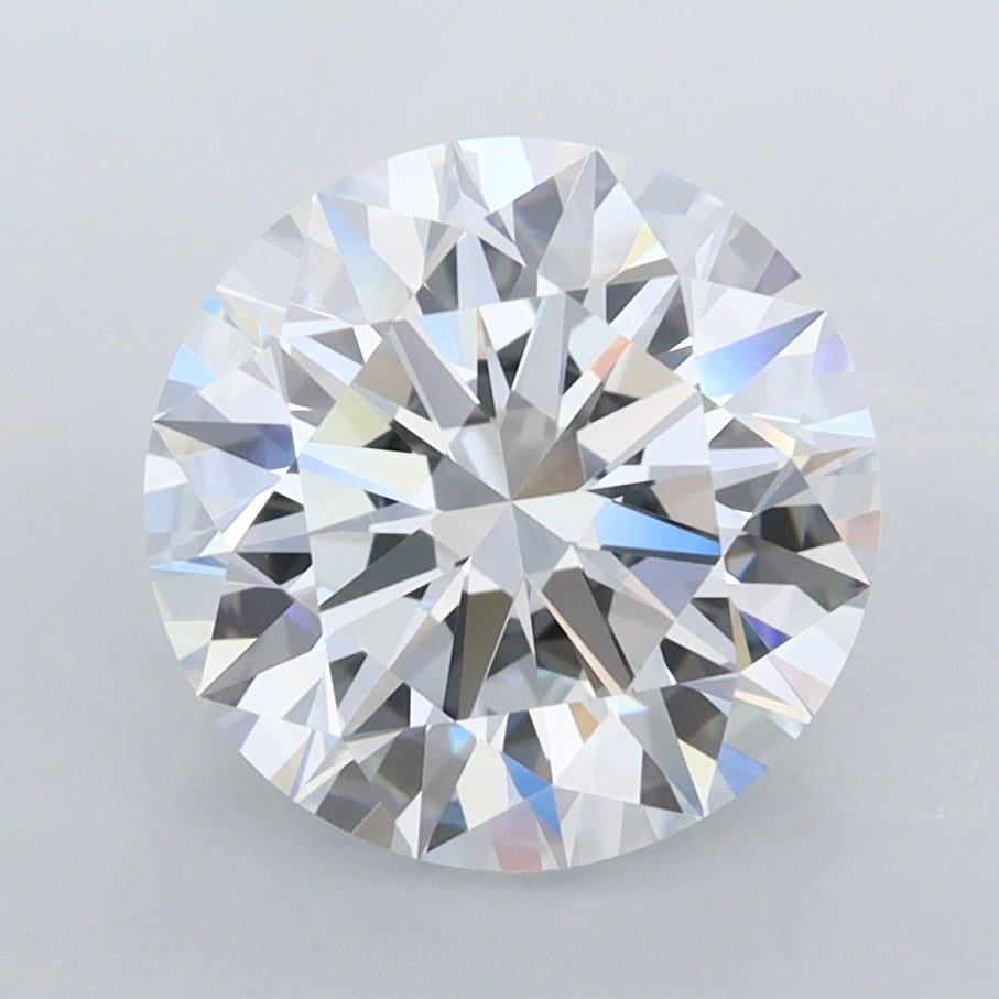 3.04 Carat Round Shaped, Ideal Cut, E Color, VVS1 Clarity, IGI Certified Lab Grown Diamond