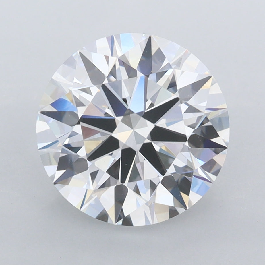 3.00 Carat Round Shaped, Ideal Cut, E Color, VVS1 Clarity, IGI Certified Lab Grown Diamond