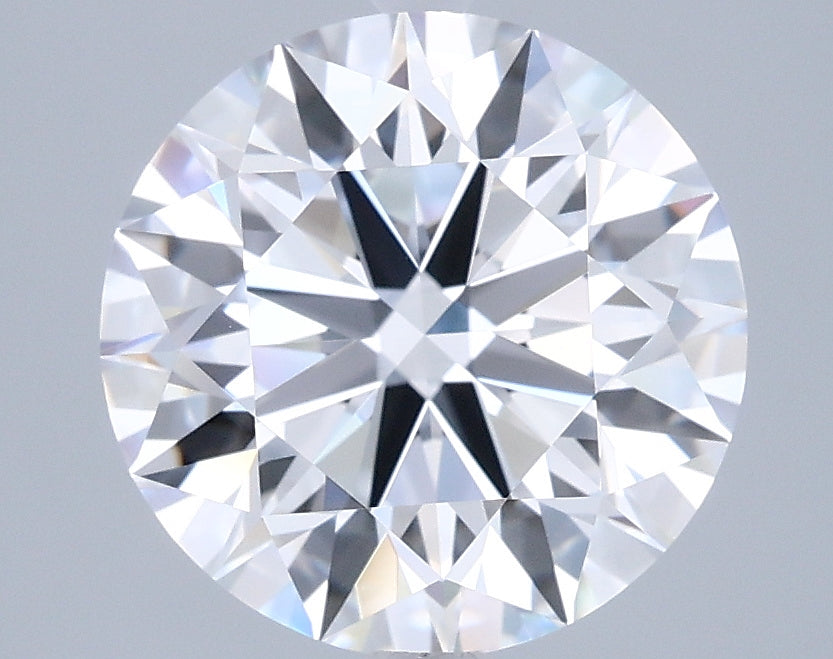 3.06 Carat Round Shaped, Ideal Cut, D Color, VVS1 Clarity, IGI Certified Lab Grown Diamond