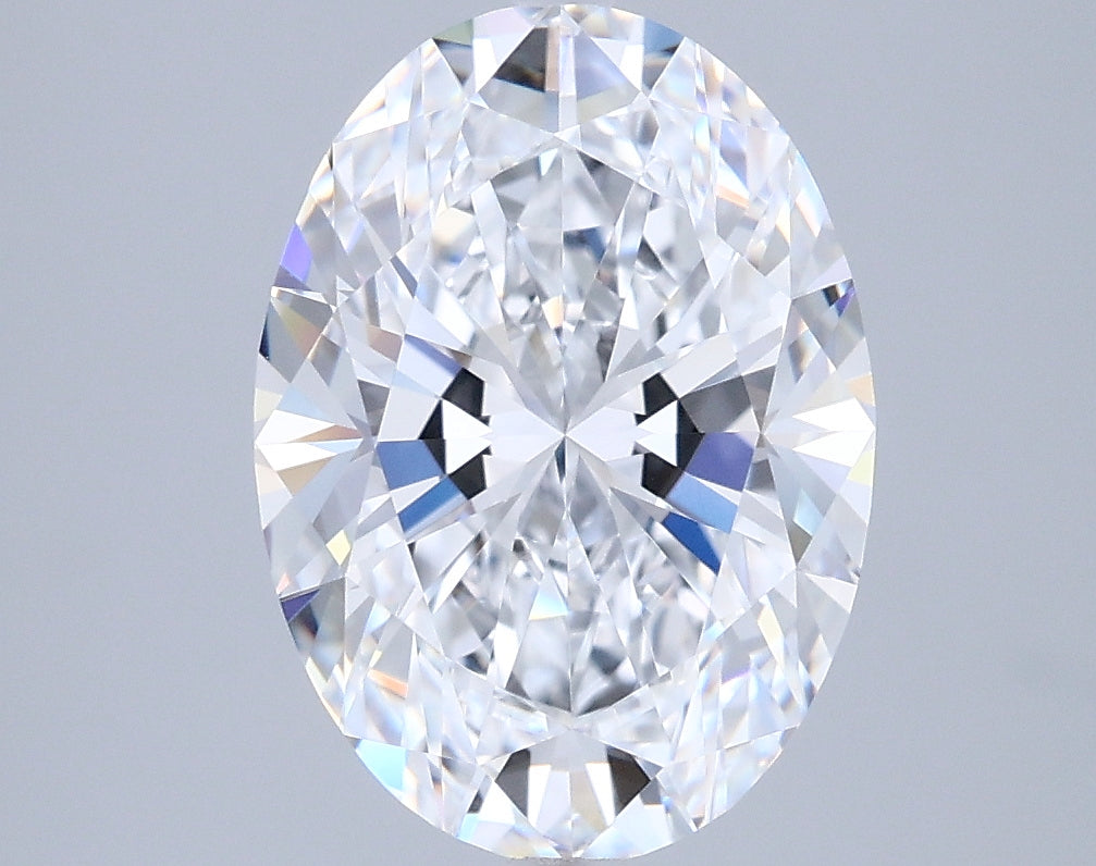 3.05 Carat Oval Shaped, Ideal Cut, D Color, VVS1 Clarity, IGI Certified Lab Grown Diamond