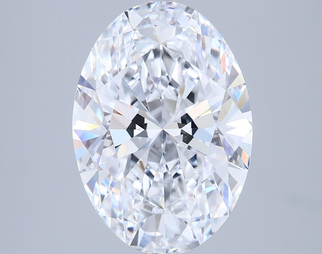 3.25 Carat Oval Shaped, Ideal Cut, D Color, VVS1 Clarity, IGI Certified Lab Grown Diamond