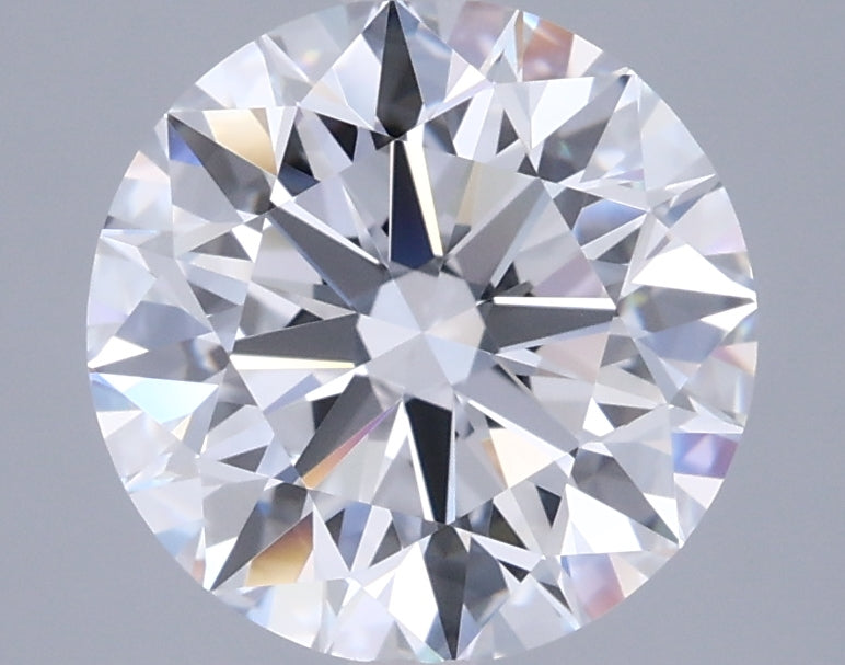 3.03 Carat Round Shaped, Ideal Cut, D Color, VVS1 Clarity, IGI Certified Lab Grown Diamond