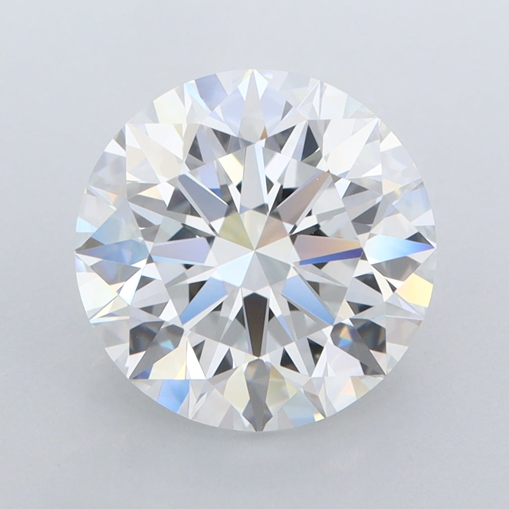 3.80 Carat Round Shaped, Ideal Cut, D Color, VVS1 Clarity, IGI Certified Lab Grown Diamond
