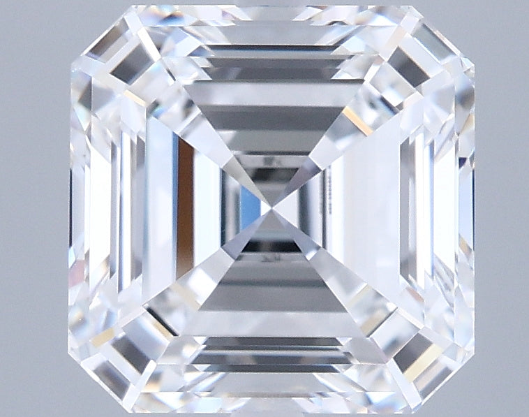 3.00 Carat Asscher Shaped, Ideal Cut, D Color, VVS1 Clarity, IGI Certified Lab Grown Diamond