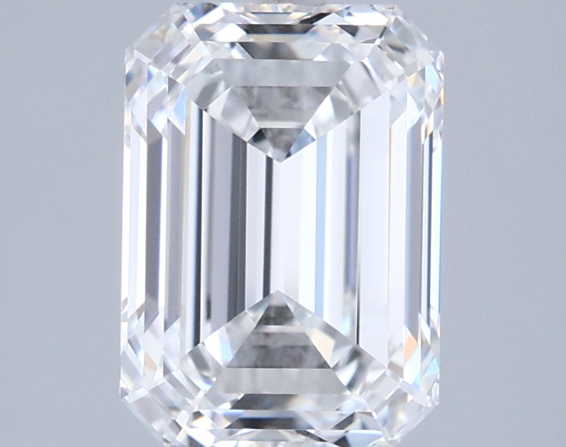 2.47 Carat Emerald Shaped, Ideal Cut, D Color, VVS1 Clarity, IGI Certified Lab Grown Diamond