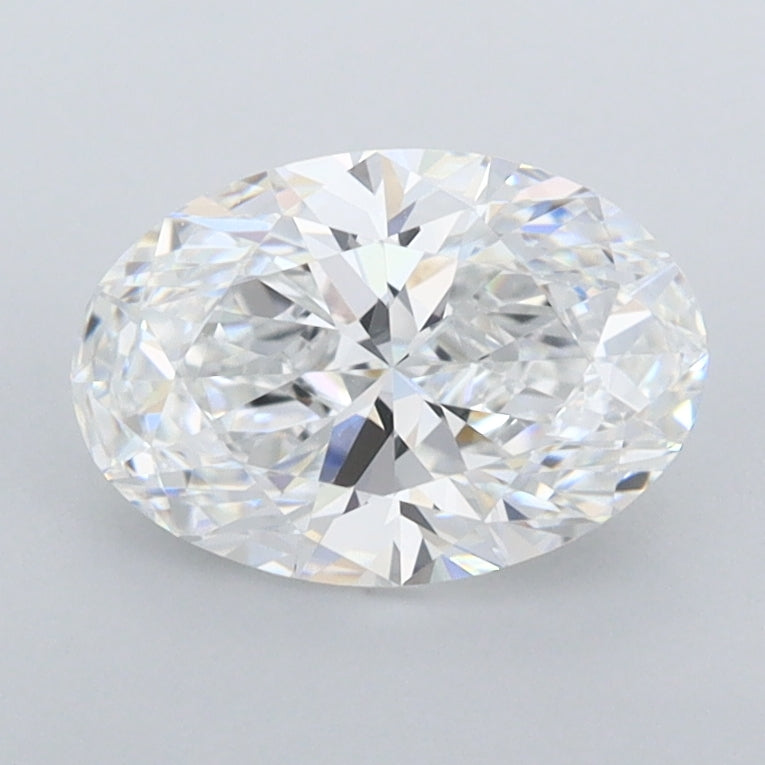 1.32 Carat Oval Shaped, Ideal Cut, D Color, FL Clarity, IGI Certified Lab Grown Diamond