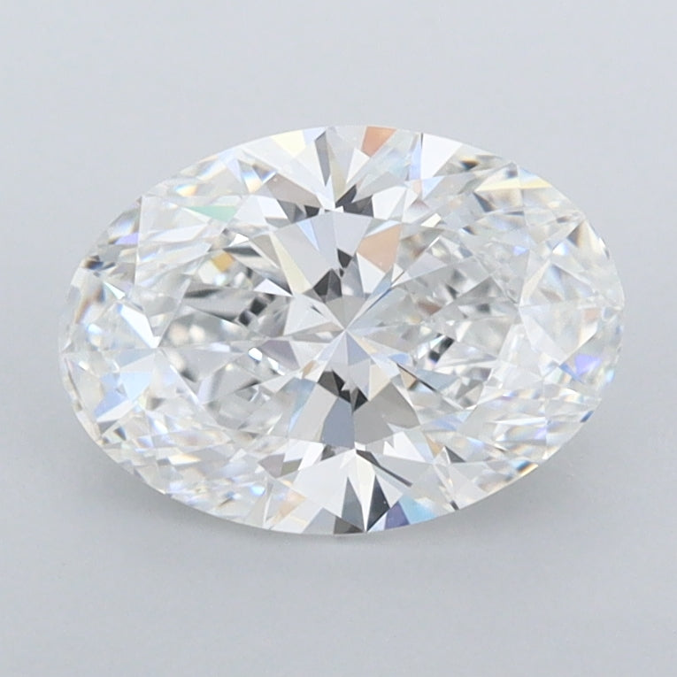 1.41 Carat Oval Shaped, Ideal Cut, D Color, FL Clarity, IGI Certified Lab Grown Diamond