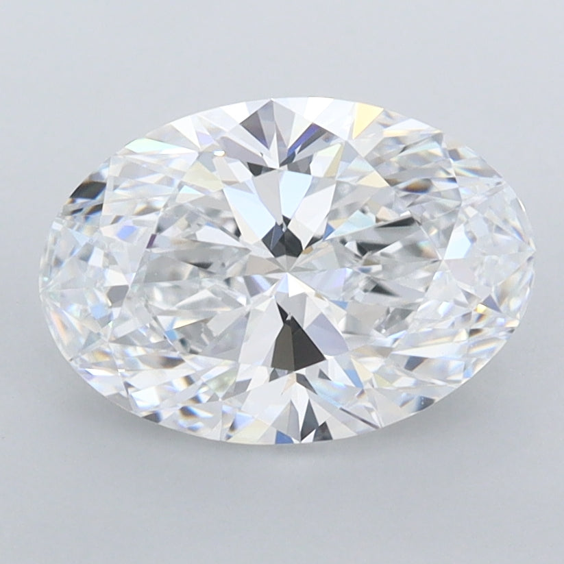 1.95 Carat Oval Shaped, Ideal Cut, D Color, FL Clarity, IGI Certified Lab Grown Diamond