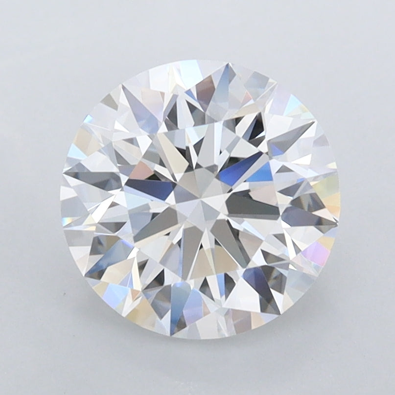1.90 Carat Round Shaped, Ideal Cut, D Color, FL Clarity, IGI Certified Lab Grown Diamond