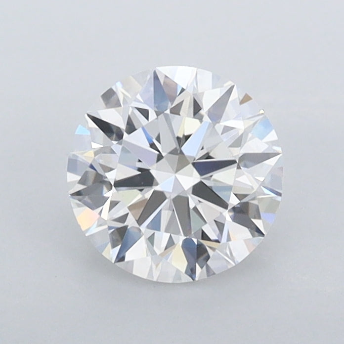 0.86 Carat Round Shaped, Ideal Cut, D Color, VVS2 Clarity, IGI Certified Lab Grown Diamond