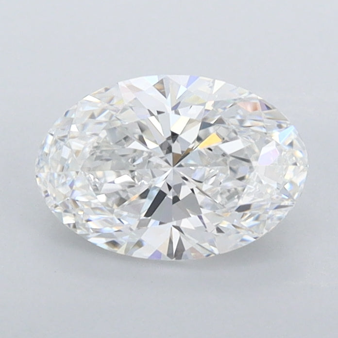 0.90 Carat Oval Shaped, Ideal Cut, D Color, VVS1 Clarity, IGI Certified Lab Grown Diamond
