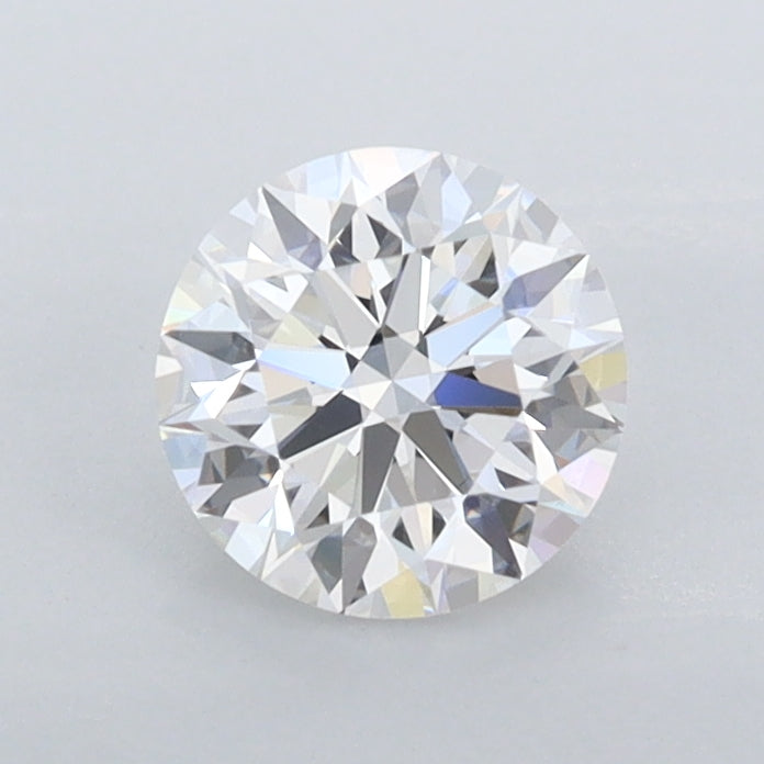 0.84 Carat Round Shaped, Excellent Cut, D Color, VVS2 Clarity, IGI Certified Lab Grown Diamond