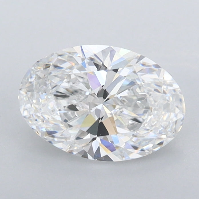 1.01 Carat Oval Shaped, Ideal Cut, D Color, VVS1 Clarity, IGI Certified Lab Grown Diamond