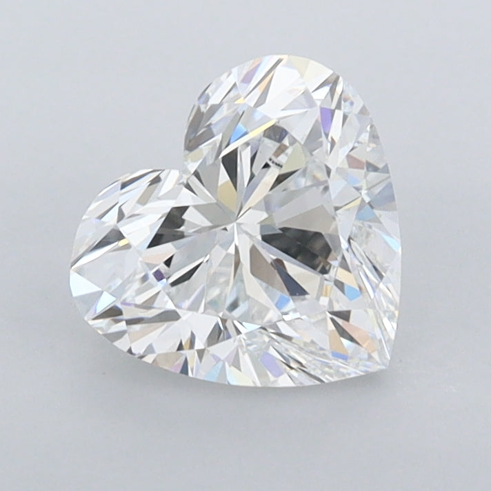 1.16 Carat Heart Shaped, Ideal Cut, D Color, VVS1 Clarity, IGI Certified Lab Grown Diamond