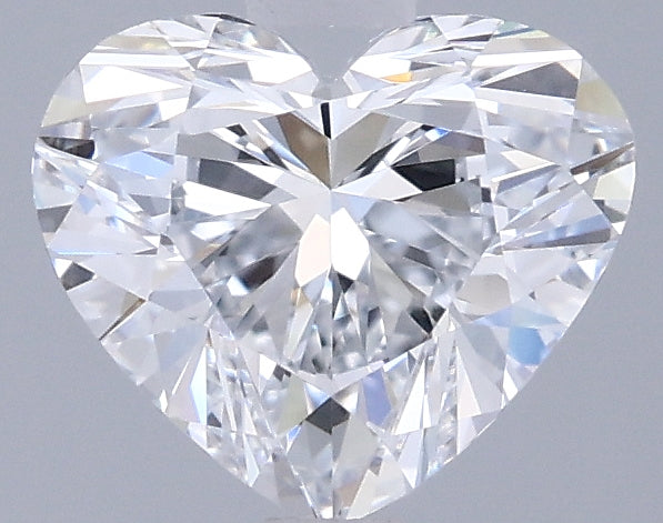 1.21 Carat Heart Shaped, Ideal Cut, D Color, VVS2 Clarity, IGI Certified Lab Grown Diamond