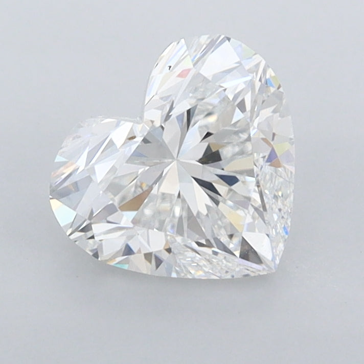1.20 Carat Heart Shaped, Ideal Cut, E Color, VVS1 Clarity, IGI Certified Lab Grown Diamond