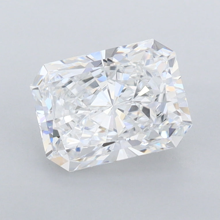 1.23 Carat Radiant Shaped, Ideal Cut, D Color, VVS1 Clarity, IGI Certified Lab Grown Diamond