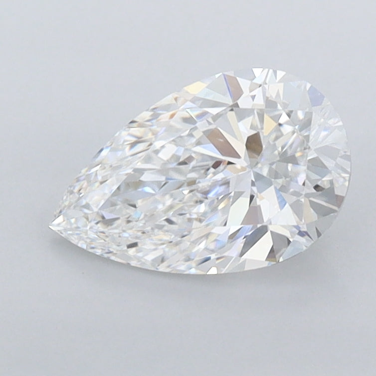 1.01 Carat Pear Shaped, Ideal Cut, D Color, VVS1 Clarity, IGI Certified Lab Grown Diamond