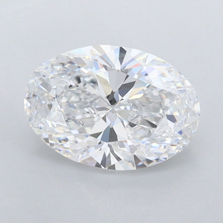 1.07 Carat Oval Shaped, Ideal Cut, D Color, VVS1 Clarity, IGI Certified Lab Grown Diamond