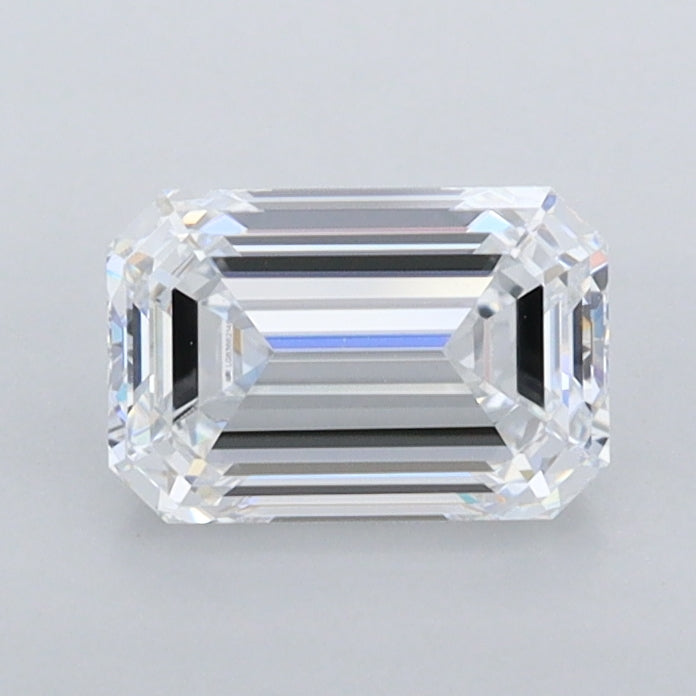 1.04 Carat Emerald Shaped, Ideal Cut, D Color, FL Clarity, IGI Certified Lab Grown Diamond