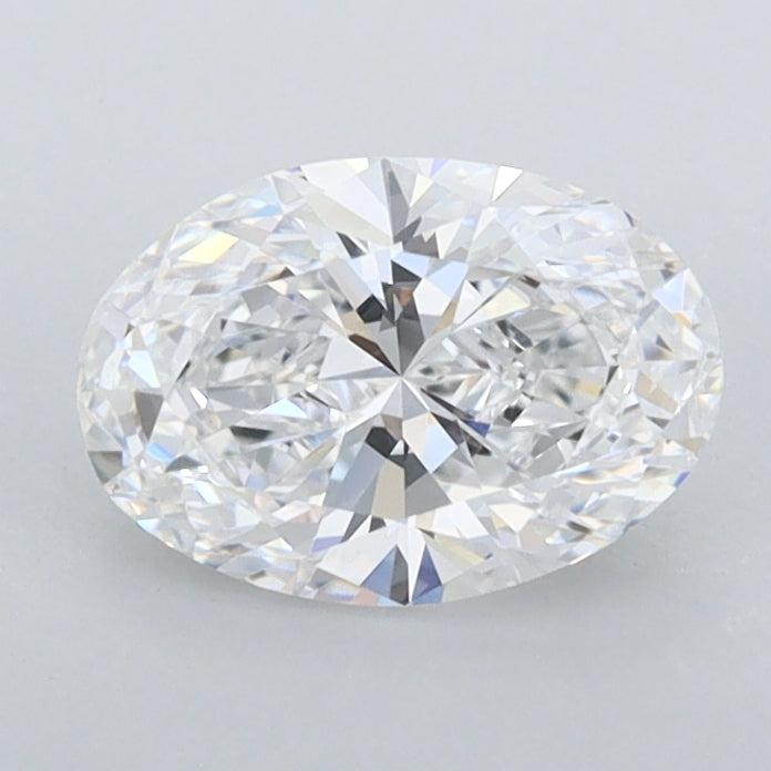 1.03 Carat Oval Shaped, Ideal Cut, D Color, FL Clarity, IGI Certified Lab Grown Diamond