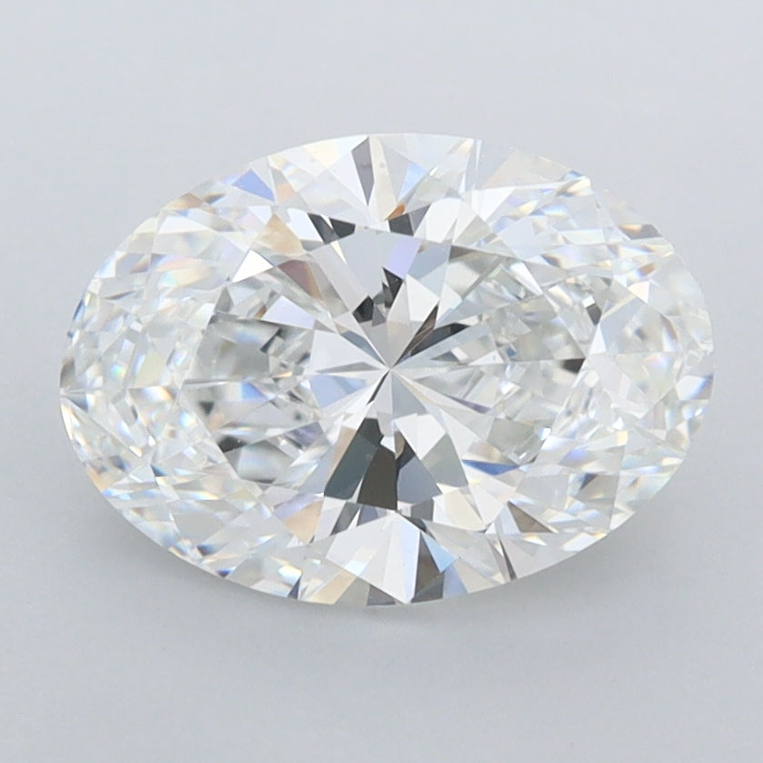 2.01 Carat Oval Shaped, Ideal Cut, E Color, VVS1 Clarity, IGI Certified Lab Grown Diamond
