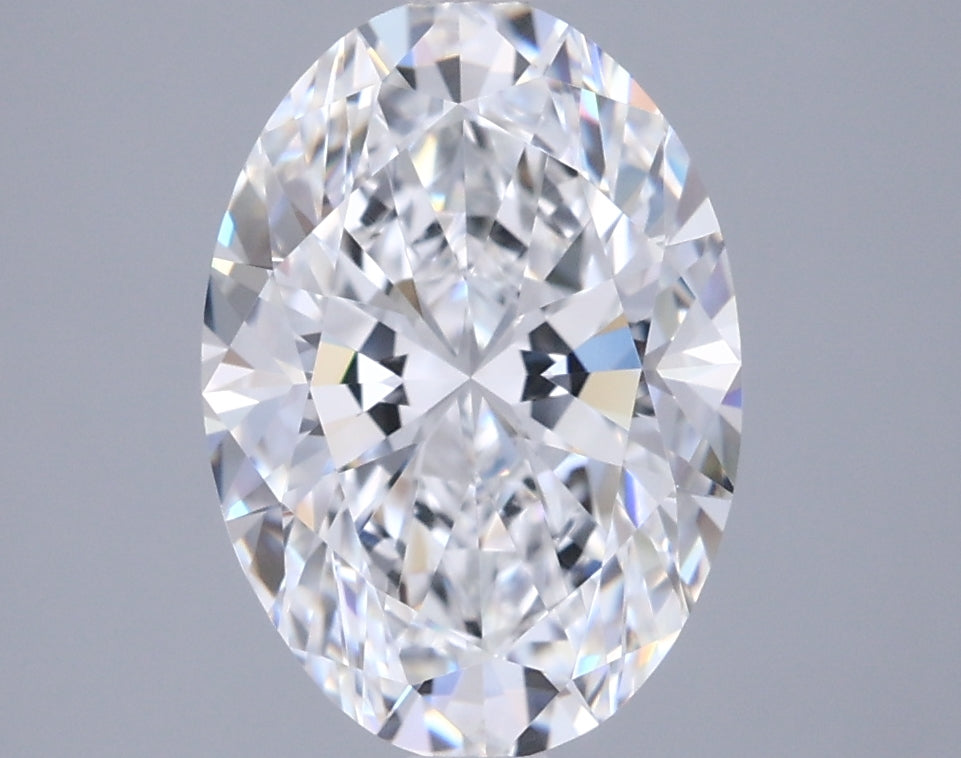 2.52 Carat Oval Shaped, Ideal Cut, D Color, VVS1 Clarity, IGI Certified Lab Grown Diamond