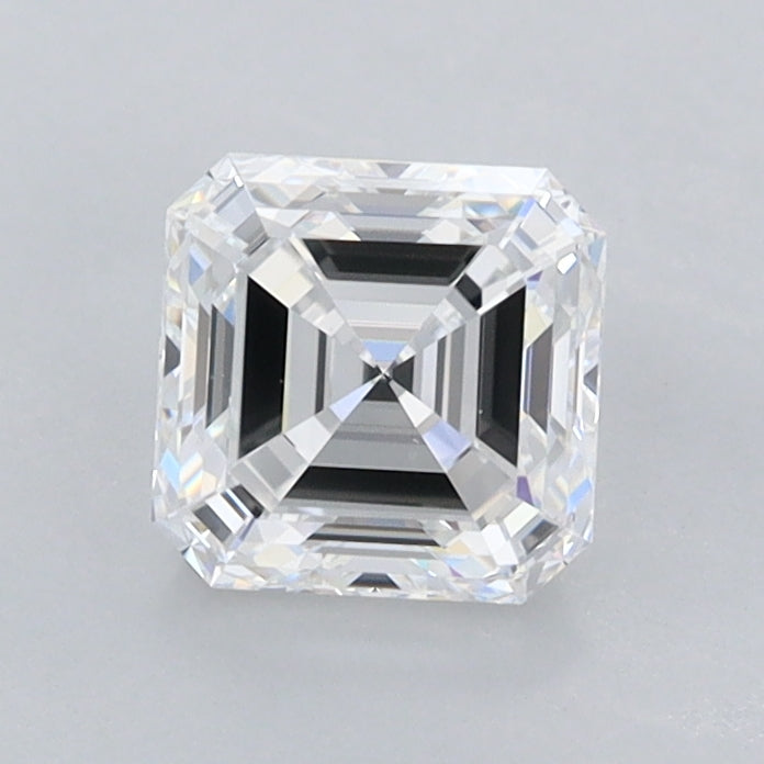 1.03 Carat Asscher Shaped, Ideal Cut, E Color, VVS1 Clarity, IGI Certified Lab Grown Diamond