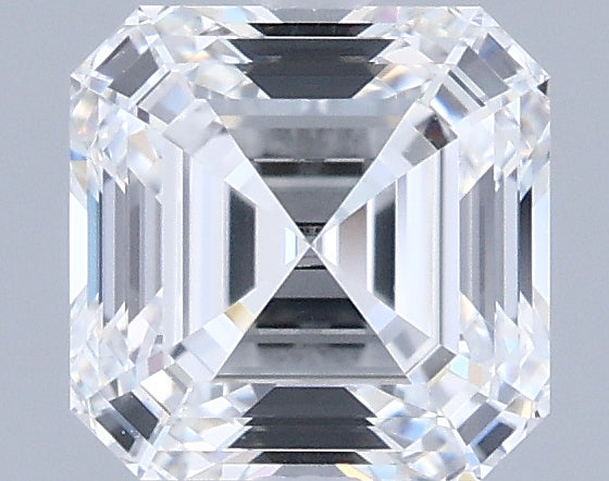 1.30 Carat Asscher Shaped, Ideal Cut, E Color, VVS1 Clarity, IGI Certified Lab Grown Diamond