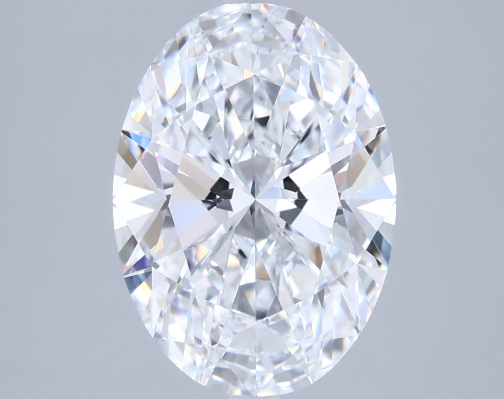 2.53 Carat Oval Shaped, Ideal Cut, D Color, VVS1 Clarity, IGI Certified Lab Grown Diamond