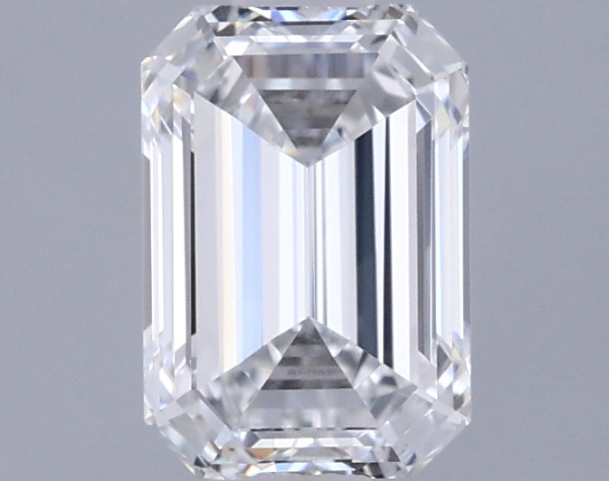 1.01 Carat Emerald Shaped, Ideal Cut, E Color, VVS1 Clarity, IGI Certified Lab Grown Diamond