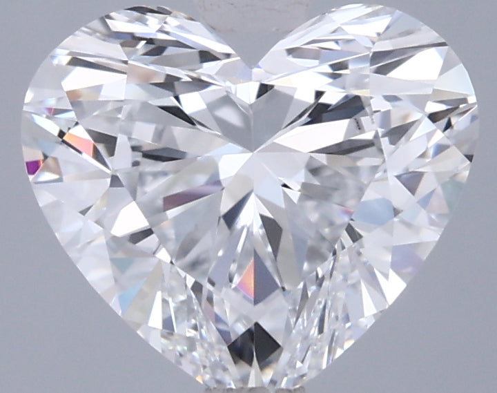 2.03 Carat Heart Shaped, Ideal Cut, D Color, VVS1 Clarity, IGI Certified Lab Grown Diamond