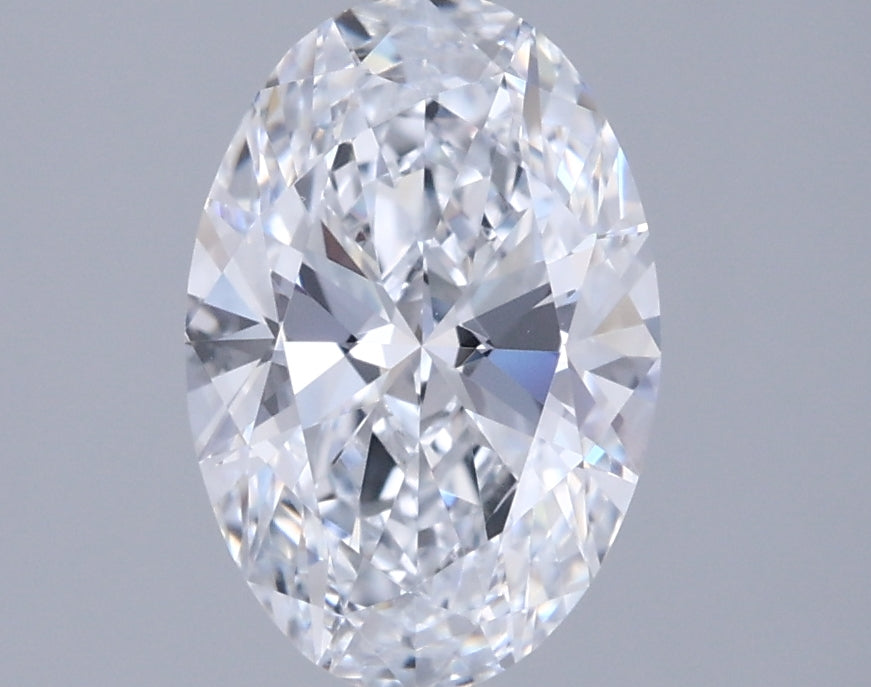 1.48 Carat Oval Shaped, Ideal Cut, D Color, VVS1 Clarity, IGI Certified Lab Grown Diamond