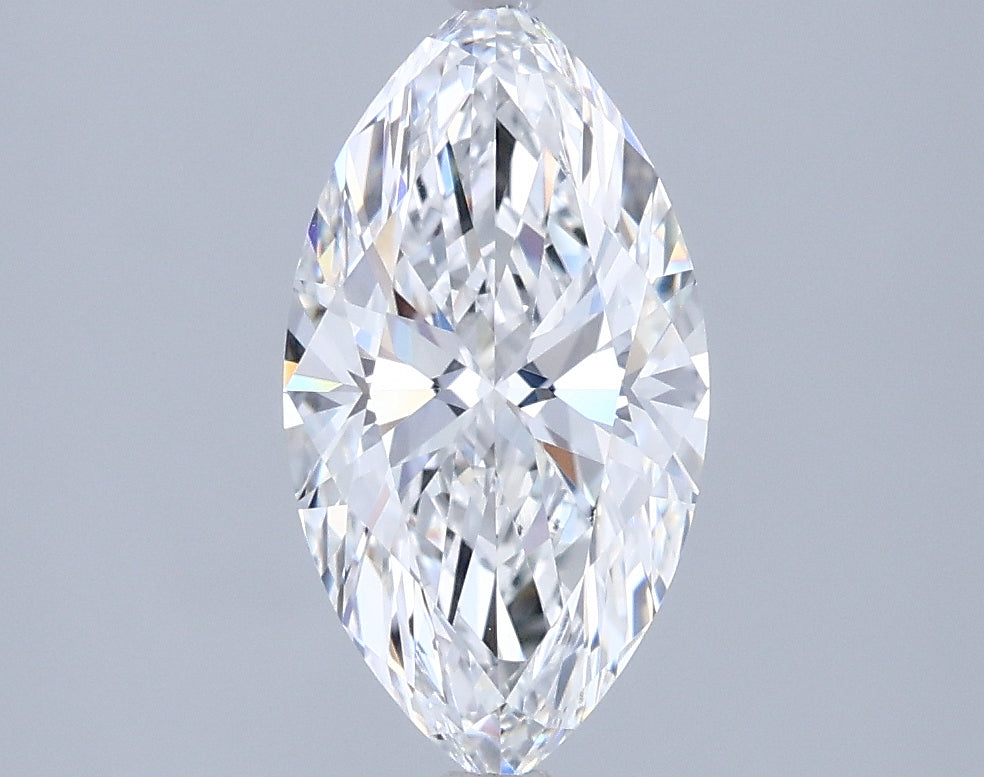 1.34 Carat Marquise Shaped, Ideal Cut, E Color, VVS1 Clarity, IGI Certified Lab Grown Diamond