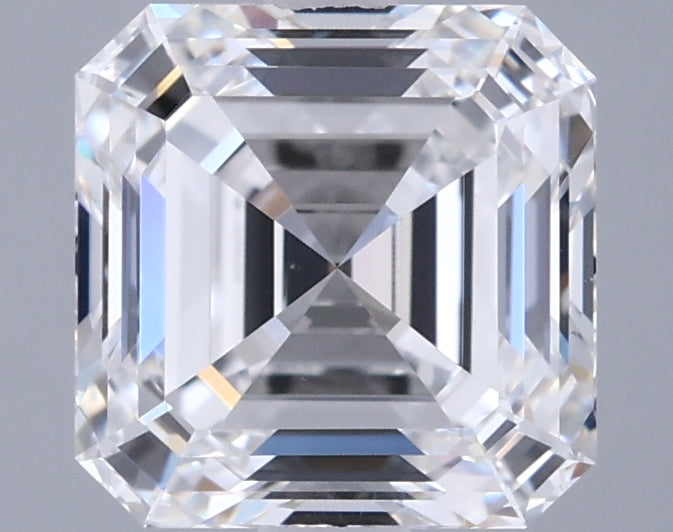2.07 Carat Asscher Shaped, Ideal Cut, D Color, VVS1 Clarity, IGI Certified Lab Grown Diamond