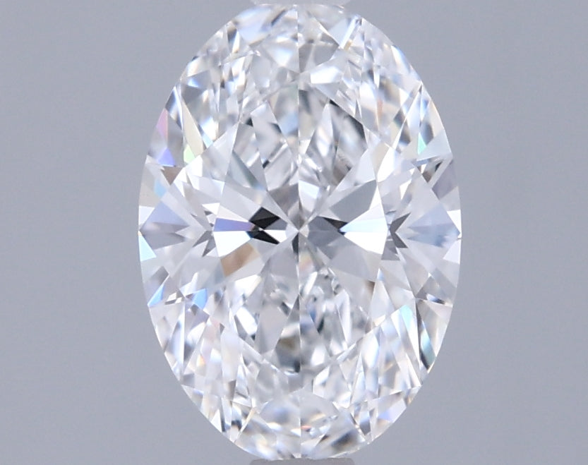 1.03 Carat Oval Shaped, Excellent Cut, D Color, VVS1 Clarity, IGI Certified Lab Grown Diamond