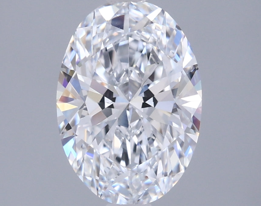 1.51 Carat Oval Shaped, Ideal Cut, D Color, VVS1 Clarity, IGI Certified Lab Grown Diamond