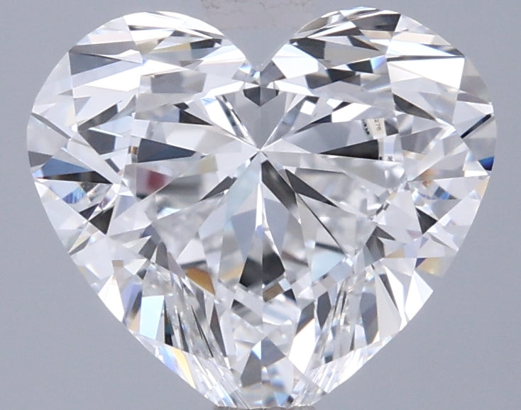 2.10 Carat Heart Shaped, Ideal Cut, D Color, VVS1 Clarity, IGI Certified Lab Grown Diamond