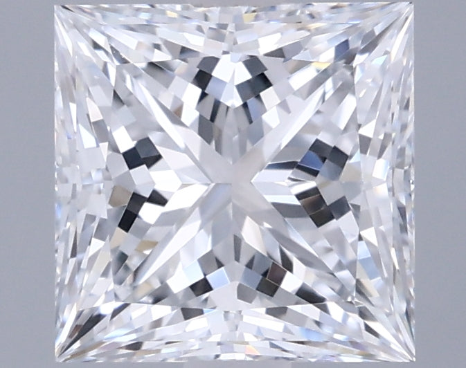 2.07 Carat Princess Shaped, Ideal Cut, D Color, VVS1 Clarity, IGI Certified Lab Grown Diamond