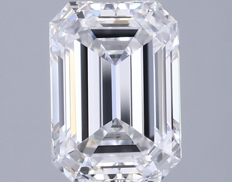 2.03 Carat Emerald Shaped, Ideal Cut, E Color, VVS1 Clarity, IGI Certified Lab Grown Diamond