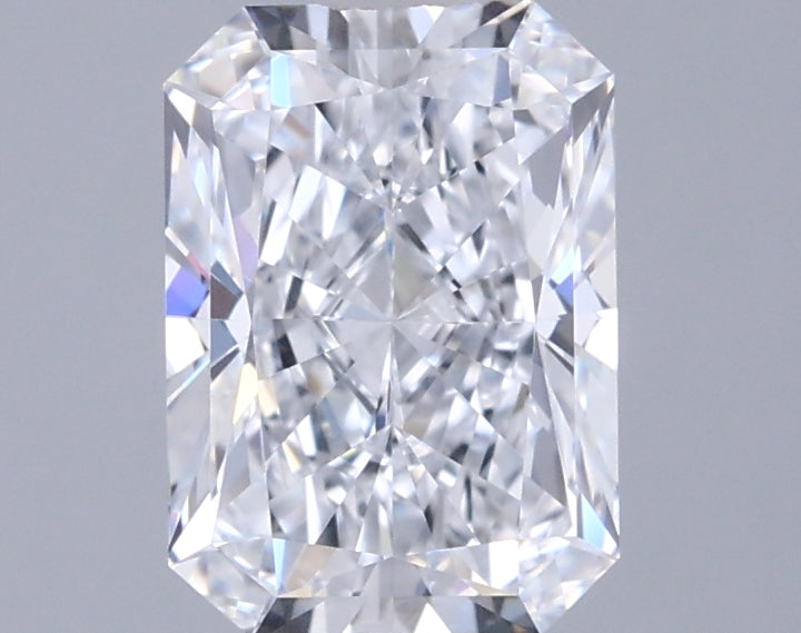 1.50 Carat Radiant Shaped, Ideal Cut, D Color, VVS1 Clarity, IGI Certified Lab Grown Diamond