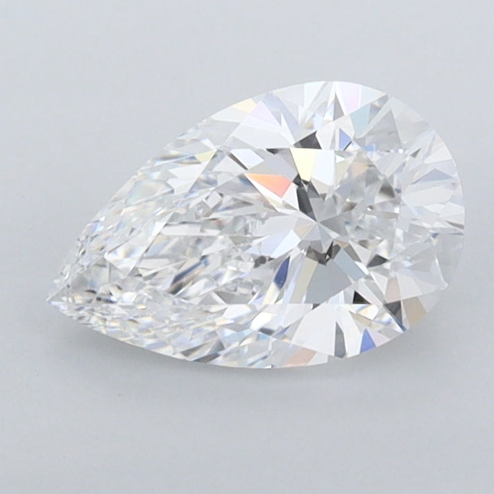 1.03 Carat Pear Shaped, Excellent Cut, D Color, VVS1 Clarity, IGI Certified Lab Grown Diamond