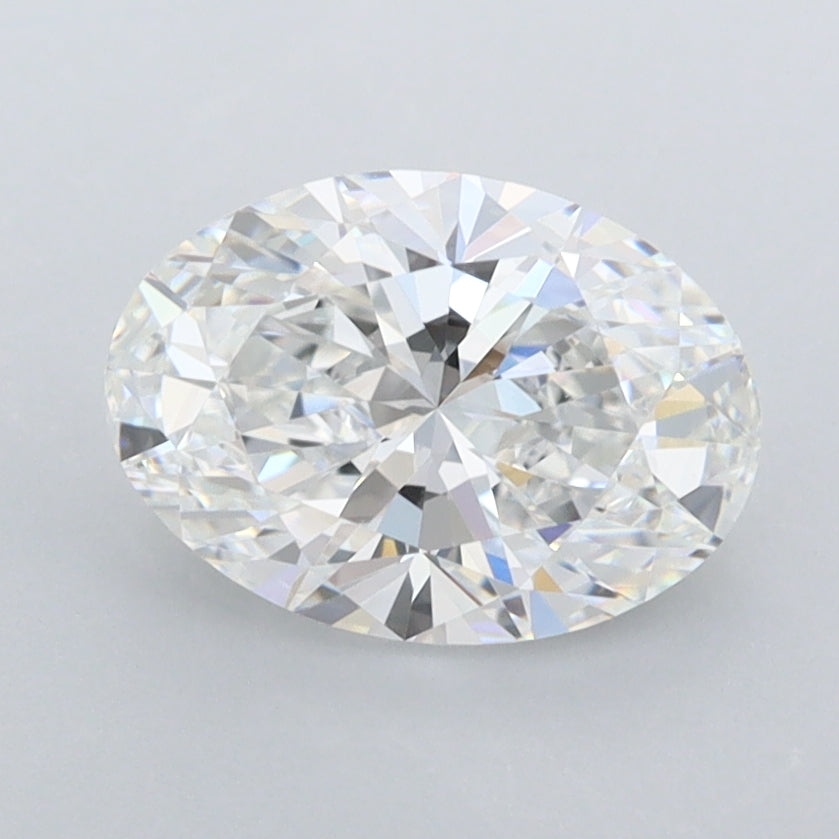 1.56 Carat Oval Shaped, Ideal Cut, D Color, FL Clarity, IGI Certified Lab Grown Diamond