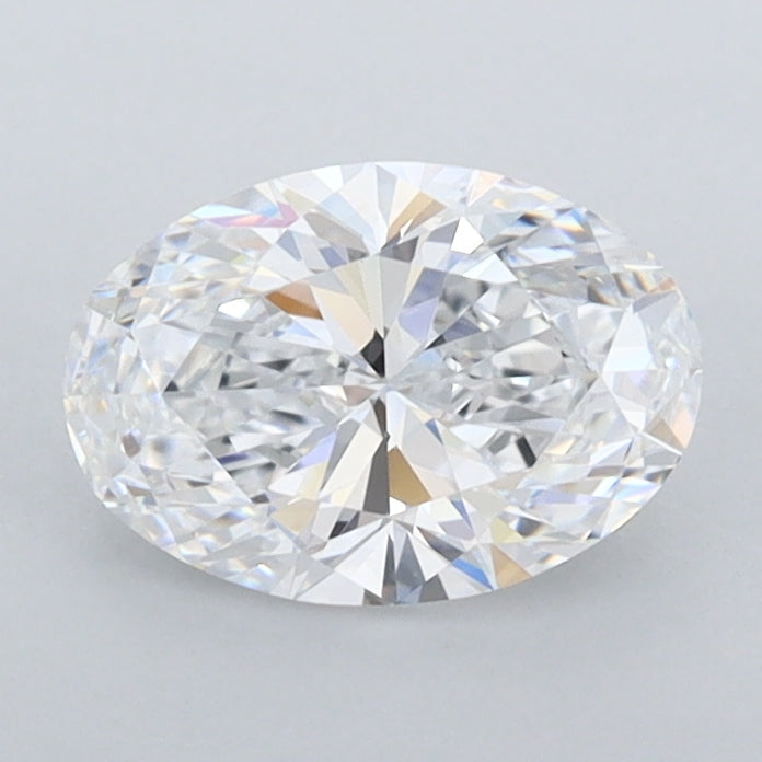 1.01 Carat Oval Shaped, Ideal Cut, D Color, FL Clarity, IGI Certified Lab Grown Diamond